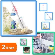 Hereveoyuncak Biberon Temizleme Fırçası + Silikon Şişe Temizleme Fırçası Seti - 2li Set P4G6G6