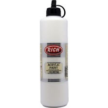 Kitabevimden Rich Akrilik Boya Master 500 cc Beyaz 500-100