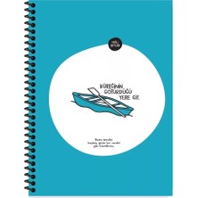 Kitabevimden Hisli Şeyler Spiralli Karton Kapak Stic Defter 18,5X25 80 Yp KAR.500623-99