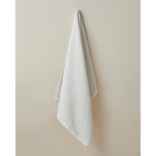 English Home Soft Stripe Pamuk Banyo Havlusu 80x150 cm Fildişi