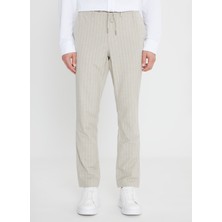 Altınyıldız Classics Bağlamalı Bel Normal Paça Slim Fit Vizon Erkek Pantolon ACE001252272_VIZ