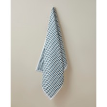 English Home Punto Pamuk Banyo Havlusu 80x150 cm Yeşil-Beyaz