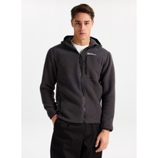 Jack Wolfskin Kammweg Pile Fz Erkek Gri Outdoor Ceketi