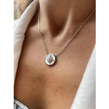 Tep's Jewellery Sedefli Gümüş Kuzey Yıldızı Kolye