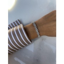 Tep's Jewellery Markis Kesim Gümüş Çiçek Bileklik