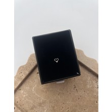 Tep's Jewellery Taş Detaylı Gümüş Kalp Tragus