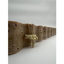Tep's Jewellery Taşlı Gümüş Fiyonk Kolye
