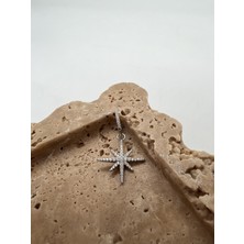 Tep's Jewellery Taşlı Gümüş Kuzey Yıldızı Küpe