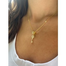 Tep's Jewellery Charmlı Gümüş Anahtar Kolye