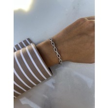 Tep's Jewellery Taşlı Gümüş Zincir Bileklik
