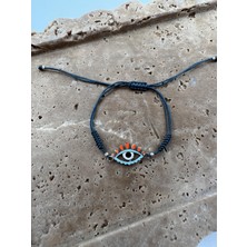 Tep's Jewellery Göz Detaylı Yeşil Ip Bileklik