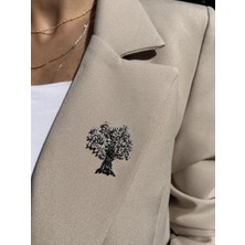 Tep's Jewellery El Işi Tasarım Gümüş Hayat Ağacı Broş