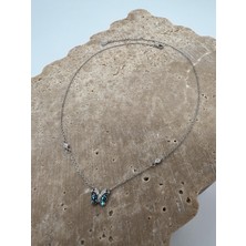 Tep's Jewellery Gümüş Mozaik Kelebek Kolye
