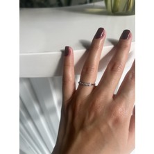 Tep's Jewellery Oval Taşlı Gümüş Yüzük