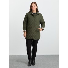 Selen Haki Kadın Mont 25KSL6156