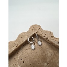 Tep's Jewellery Sedefli Gümüş Sallantılı Göz Küpe