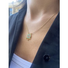 Tep's Jewellery Mozaik Taşlı Gümüş Firuze Kolye