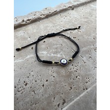 Tep's Jewellery Siyah Nazar Boncuğu Ip Bileklik