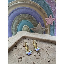 Tep's Jewellery Çocuk Gümüş Sallantılı Pati Küpe