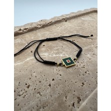 Tep's Jewellery Zümrüt Yeşili Mozaik Gümüş Bileklik