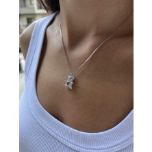 Tep's Jewellery Taşlı Gümüş Ayıcık Kolye