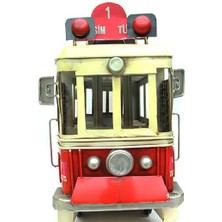 ZS Demir Metal Taksim Tramvay Büyük Biblo Dekoratif Hediyelik