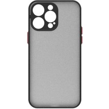 ENSUENO Apple iPhone 14 Pro Max Kılıf Inc Hux Kapak-Siyah