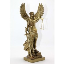ZS Demir Polyester Kanatlı Adalet Biblosu Dekoratif Hediyelik
