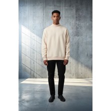 Black Steel BS-2025-062 Balıkçı Yaka Selanik Örgü Sweatshirt