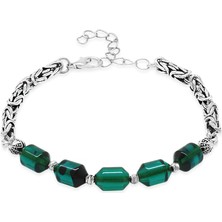 Tesbihname Kararmaz Metal Kral Zincirli Beyaz Dorika Top Süslemeli Şeffaf Turkuaz Ateş Kehribar Erkek Bileklik