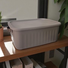 Online Home Market Boxsis Mix 15  Lt Çok Amaçlı Düzenleyici Kapaklı Kutu – Dekoratif Saklama Kutusu Organizer