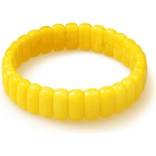 Tesbihname Çubuk Kesim Hardal Rengi Beyrut Kehribar Erkek Rolex Bileklik