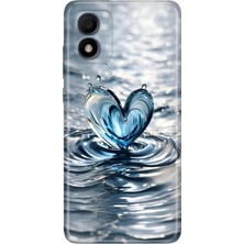 Egstech Tcl 303 Kılıf Silikon Renkli Phone Case Aşkdamlası