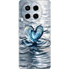 Egstech Tecno Camon 30 Kılıf (Cl6) Uyumlu Silikon Desenli Kapak Aşkdamlası