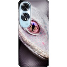 Egstech Oppo A60 Kılıf (CPH2631) Uyumlu Silikon Desenli Kalıplı Ermer Dişicobra