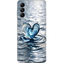 Egstech Samsung Galaxy M14 Uyumlu Kapak Kılıf Tasarım Esnek Silikon Aşkdamlası