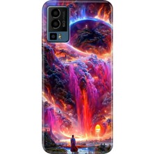 Egstech General Mobile Gm 23 Kılıf Desenli GM23 Silikon Case Uv Gizemliülke