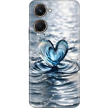 Egstech Vivo Y18 Kılıf Desenli Silikon Vivo Y18 Kapak Aşkdamlası