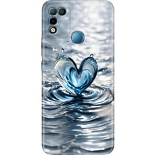 Egstech Infinix Hot 11 Play Uyumlu Kılıf Full Desenli Renkli Tpu Silikon Aşkdamlası
