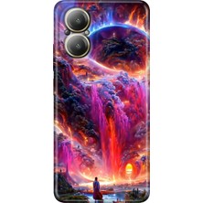 Egstech Realme 12 Lite Kılıf Renkli Rubber Baskılı Silikon Gizemliülke