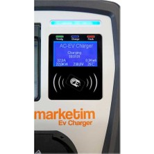 Elektromarketim Emev 22KW 3 Faz 32A Tip 2 Soketli Elektrikli Araç Şarj İstasyonu Tüm Araçlarla Uyumlu