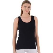 Cnt Kadın 1'li Ribana Kumaşlı Kalın Askılı Atlet