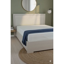 Favora %100 Pamuk Ranforce Premium King Size Lastikli Çarşaf - Beyaz