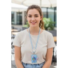 Miniso Disney Lilo&stitch Lisanslı Kart Tutuculu Anahtarlık (Stitch)