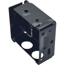 MorPerde 50mm Ahşap Jaluzi Siyah Kelepçe