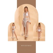 Bonitas Uzun  Pareo 22113 - Beyaz