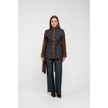 SASILVA Kot Görünümlü Detaylı İkili Takım K1754