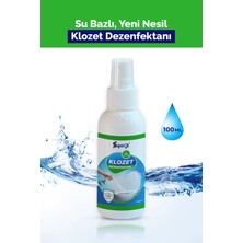 Superox Yeni Nesil Doğal Klozet Dezenfektanı (Alkolsüz) – Hızlı Etkili Hijyen, Güvenli Çevre 100 ml