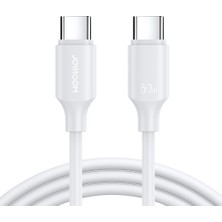 Avec Joyroom S-CC060A9 60W Type C-Type C 0.25M-WHITE