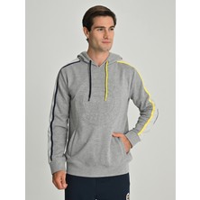 Fenerium Erkek Trıbun Kol Detaylı Sweat 3XL Gri Melanj Renk ile Şık ve Rahat